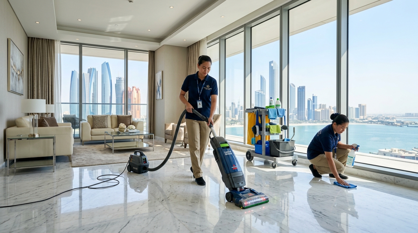 Just Shine AC Duct & Coil Cleaning team Abu Dhabi